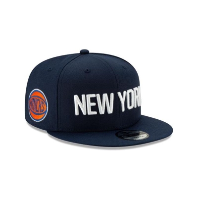 Sapca New Era New York Knicks NBA 2019 NBA Authentics City Series 9FIFTY Snapback - Albastri